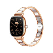Joyroom JR-FS1 Lady Smart Watch - Bluetooth Calling - 1.27-Inch AMOLED HD Display - 100+ Sport Modes - Heart Rate & Sleep Monitoring - IP68 Waterproof - Elegant Gold Edition