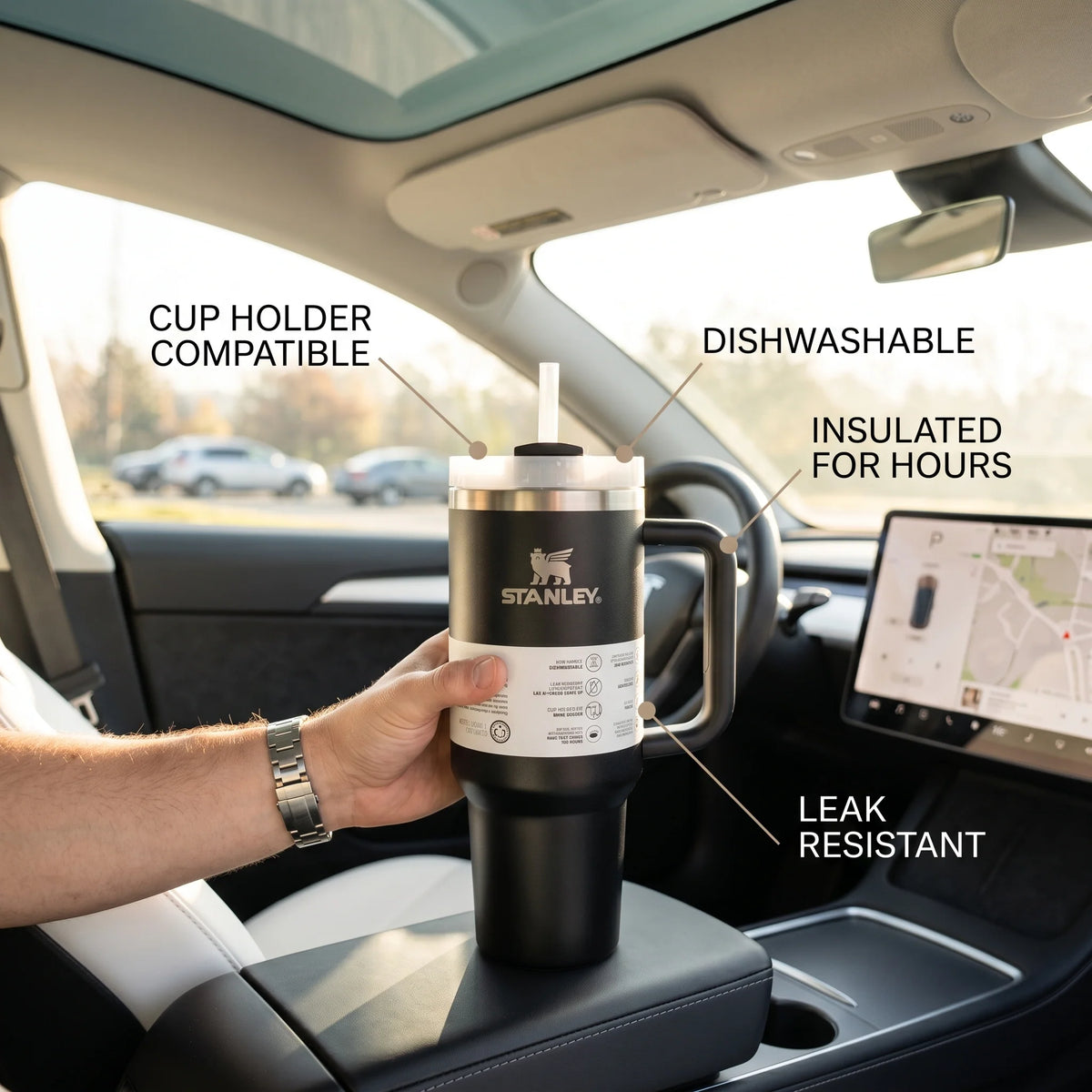Stanley The Quencher H2.0 FlowState 40oz Vacuum Insulated Travel Tumbler
