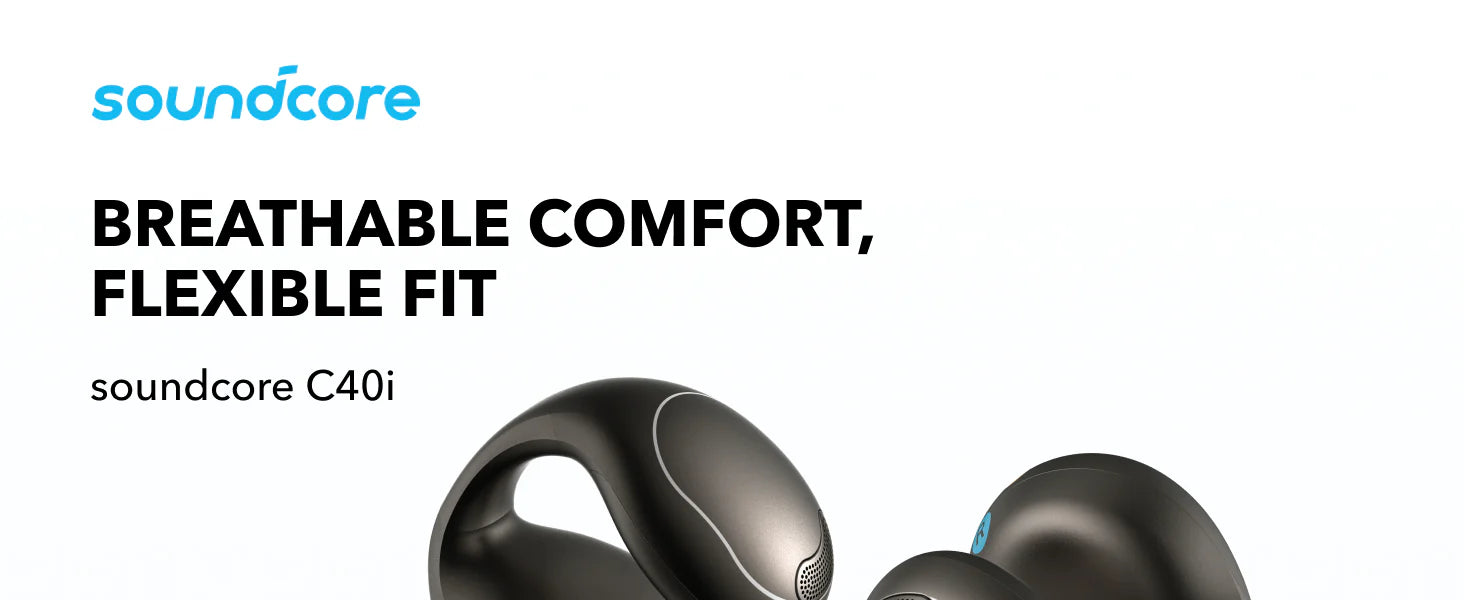 Anker C40iAnkerSoundcore C40i | Flexible and Comfortable Clip-On Earbuds