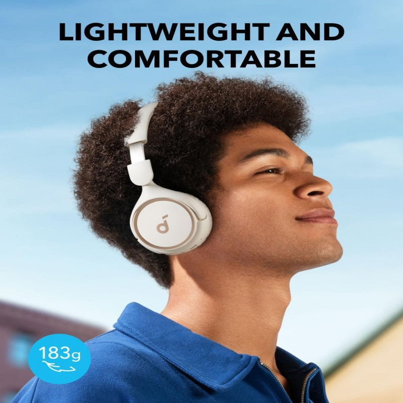 سماعات أذن لاسلكية Soundcore H30i — راحة خفيفة الوزن، صوت نقي