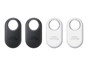 Samsung Galaxy SmartTag2 - 4 Pack (2 Black, 2 White) - Long-Lasting Battery up to 500 Days - IP67 Water Resistant - Compass View - Bluetooth Tracker
