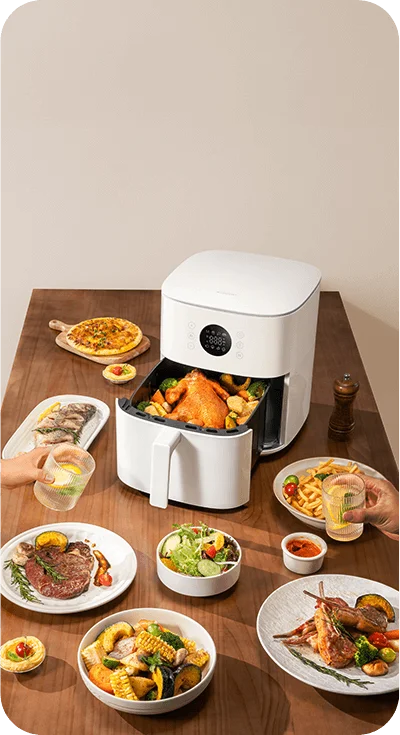 Xiaomi Air Fryer 6.5L 1800W High Power - 40°C to 230°C Precision Temperature Control - Degrease Feature - Large Capacity