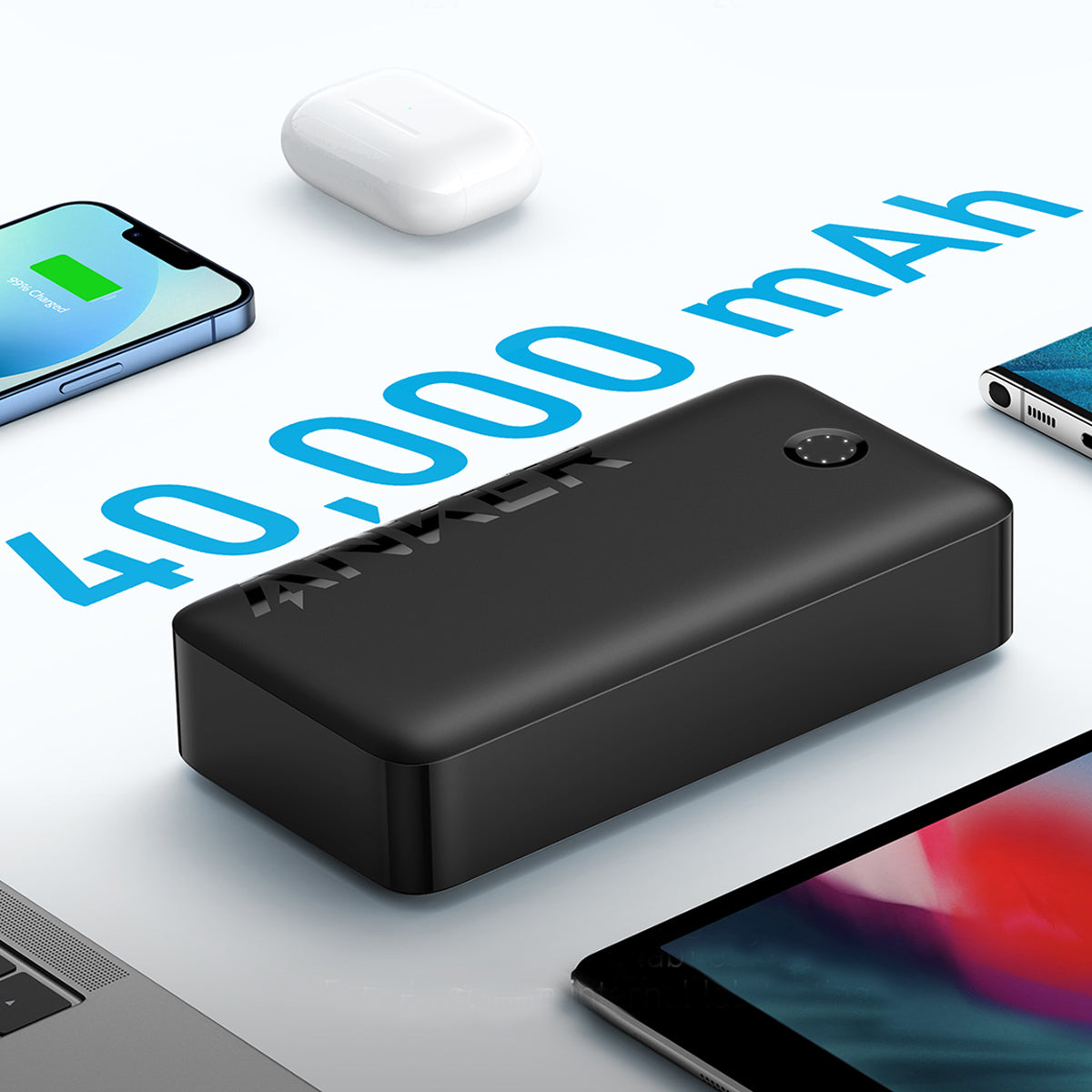 Anker 347 PowerCore 40K Power Bank — High-Capacity Portable Charger