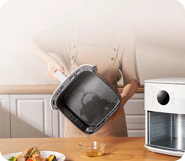 Xiaomi Air Fryer 6.5L 1800W High Power - 40°C to 230°C Precision Temperature Control - Degrease Feature - Large Capacity