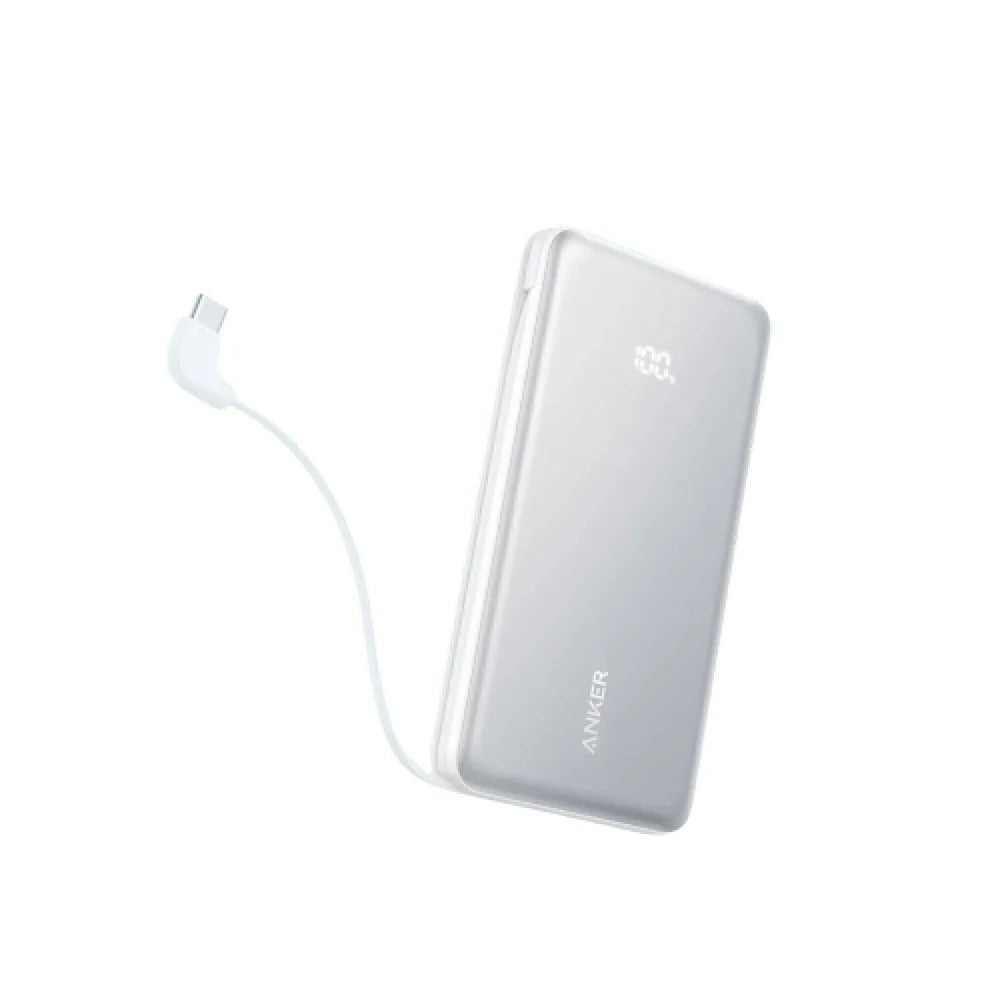 Anker Zolo Power Bank 10,000mAh 22.5W with Built-In USB-C Cable