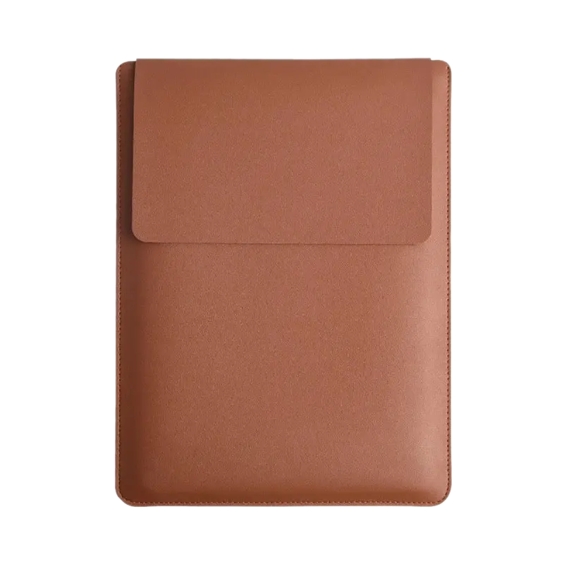 Coteci Notebook PU Liner Bag for 13/14-Inch Devices - Slim Premium Faux Leather Sleeve