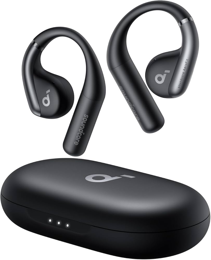 Anker Soundcore Aerofit Open-Ear Headphones — Comfortable Open-Fit Wireless Earbuds