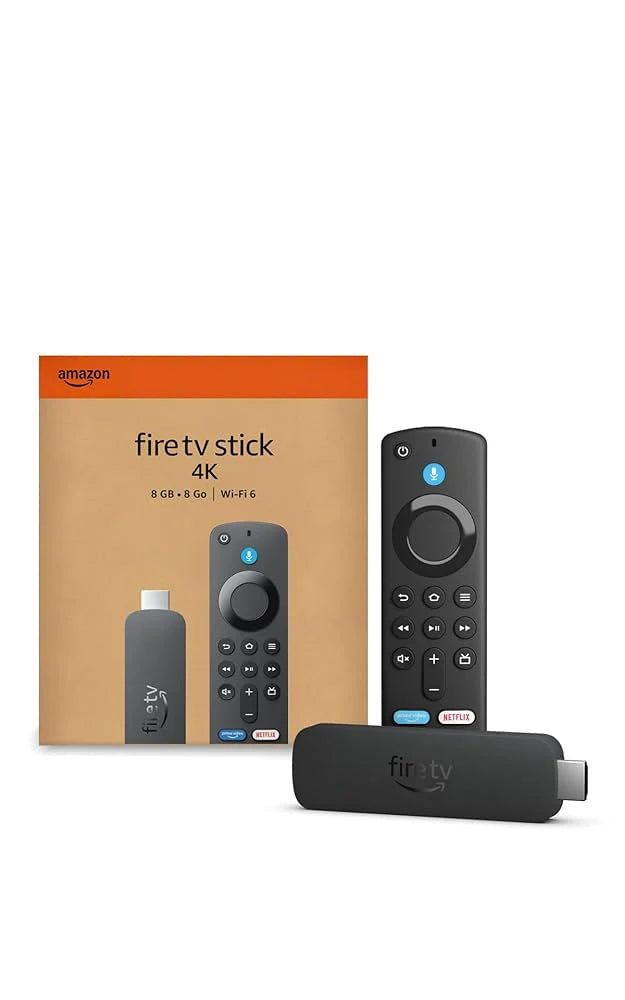 Amazon Fire TV Stick 4K (Newest Model) - Wi-Fi 6 Support - AI-Powered Search - Cinematic 4K Ultra HD - Dolby Vision, HDR10+ and Dolby Atmos - Alexa Voice Remote