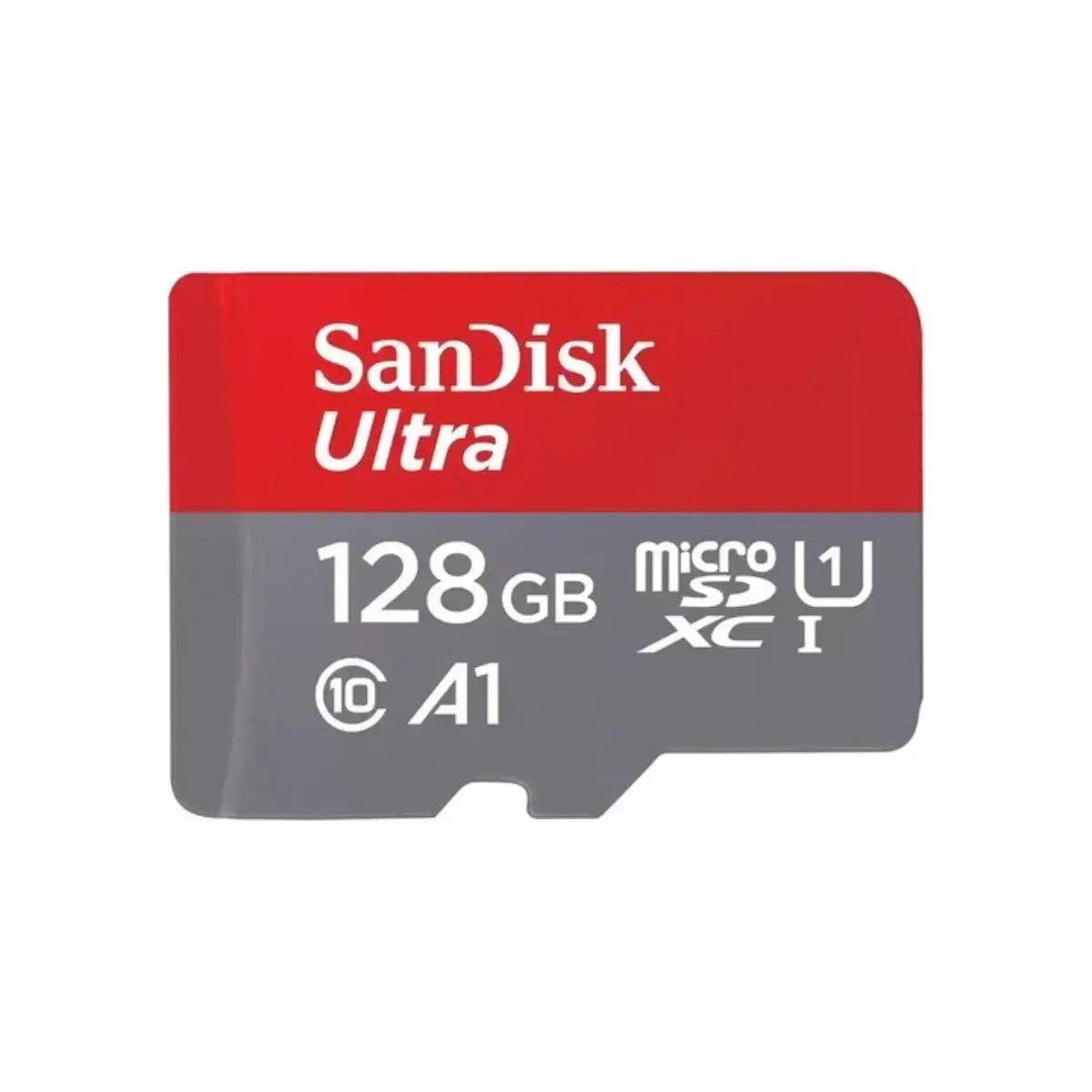 بطاقة ذاكرة SanDisk Ultra microSDXC UHS-I بسعات 64 جيجابايت و 128 جيجابايت و 256 جيجابايت مع محول SD