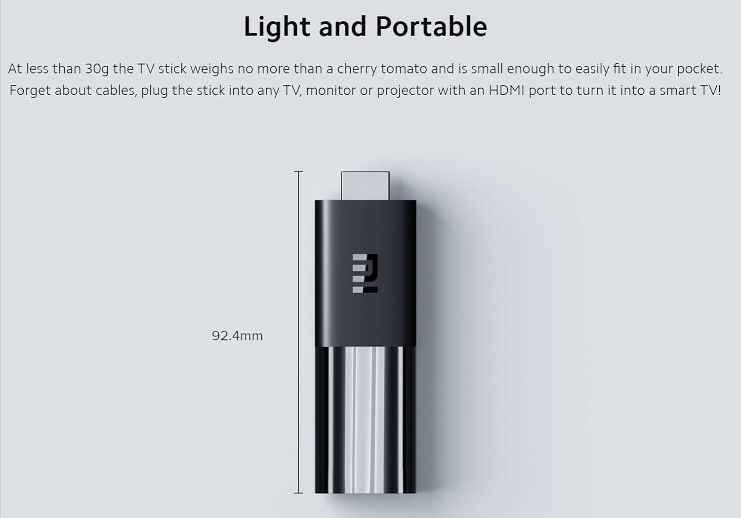 Xiaomi Mi TV Stick FHD — Android TV Streaming Stick (MDZ-24-AA)