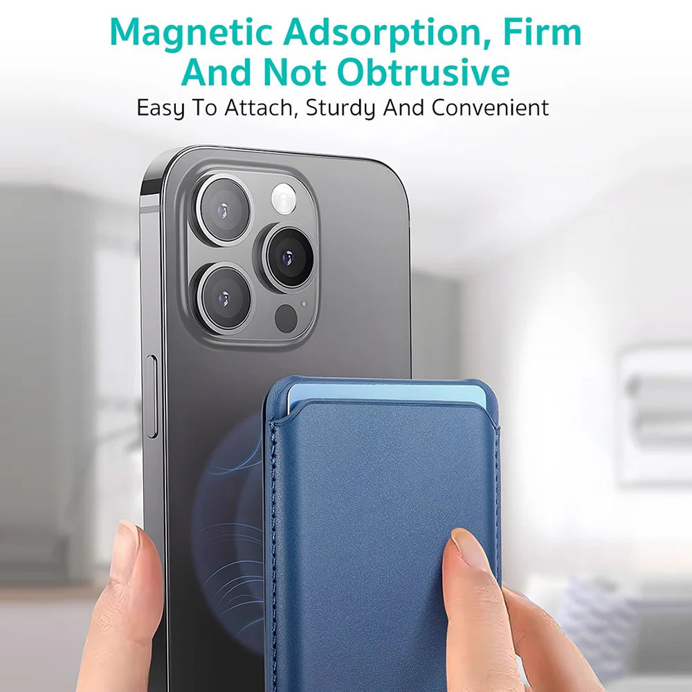 Coteci TR-052 Magnetic Card Holder Compatible with MagSafe — Card Case with Kickstand