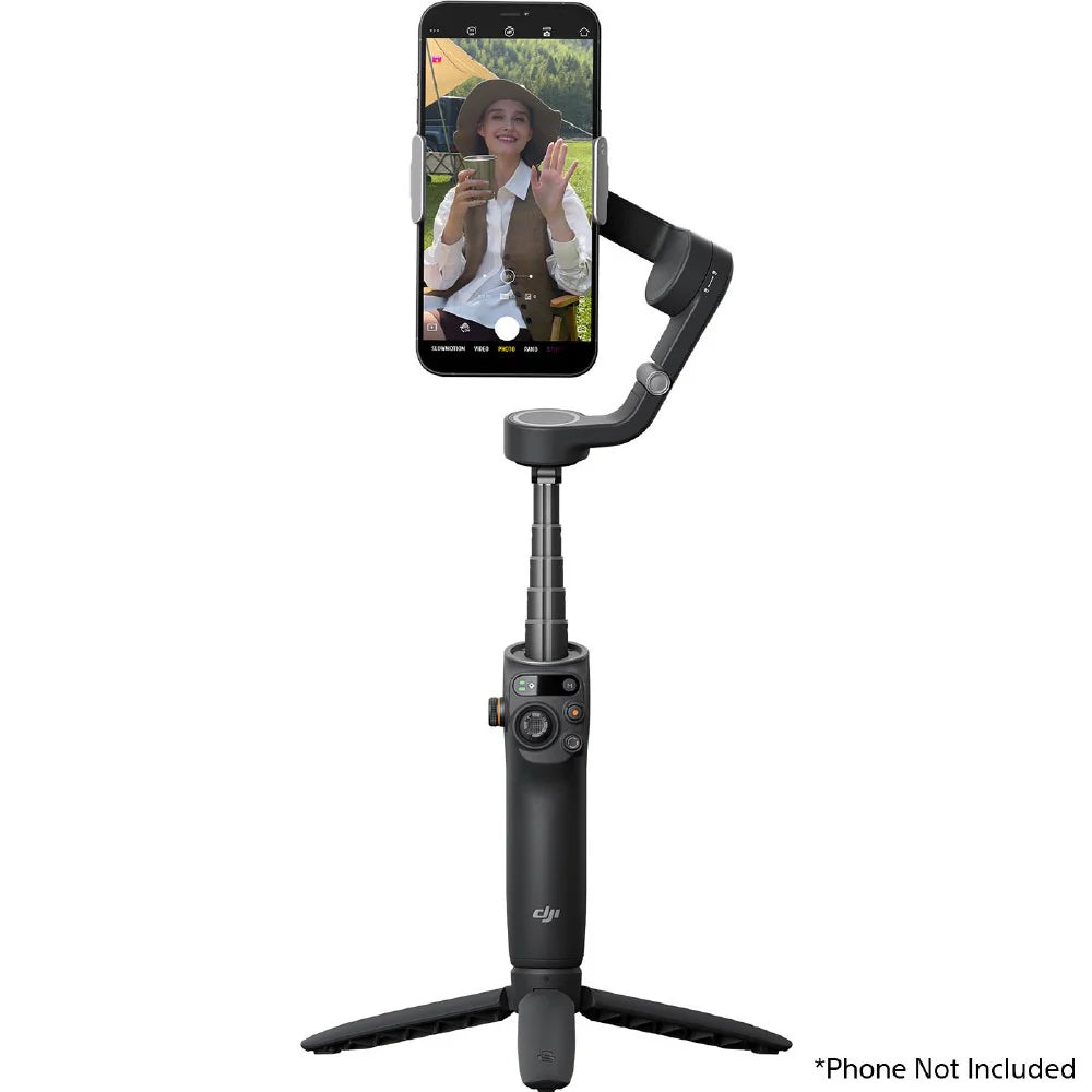 DJI Osmo Mobile 6 — مثبت جيمبال متقدم ثلاثي المحاور للهواتف الذكية