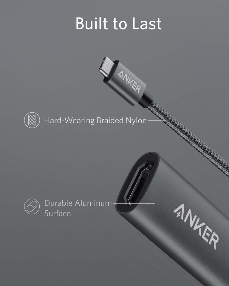 Anker 310 USB-C to HDMI Adapter (4K@60Hz) — PowerExpand+ HDMI Adapter