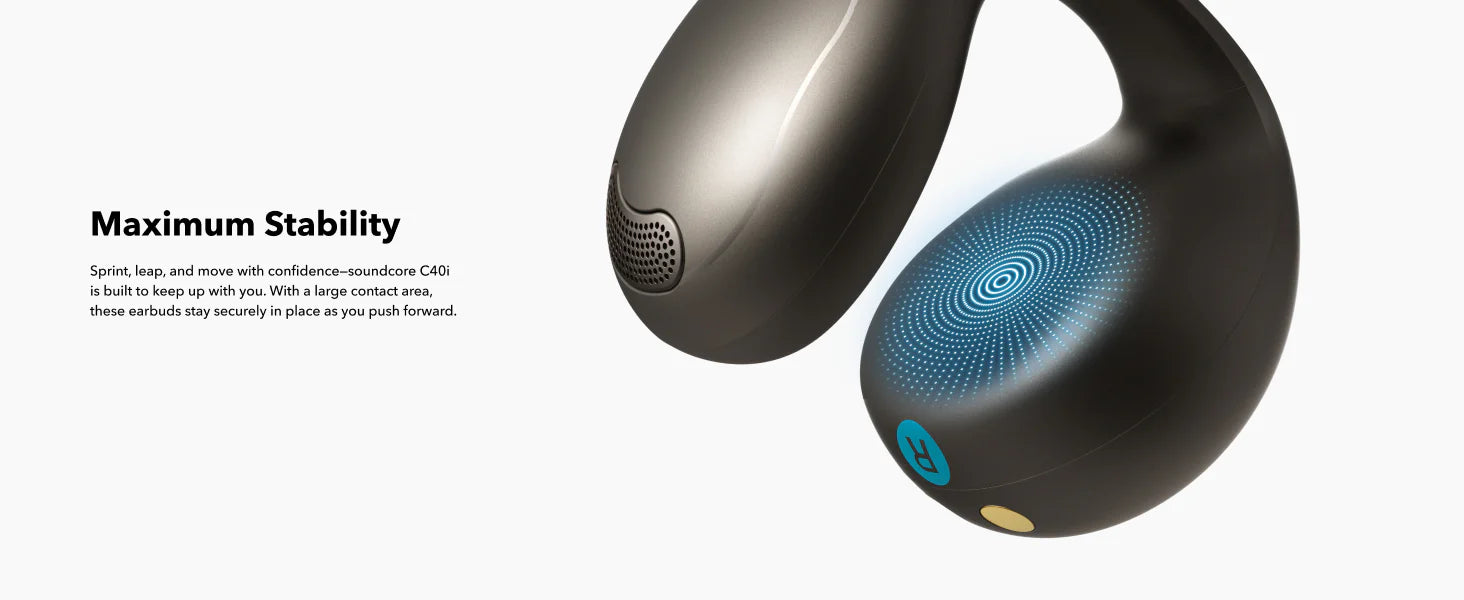 Anker C40iAnkerSoundcore C40i | Flexible and Comfortable Clip-On Earbuds