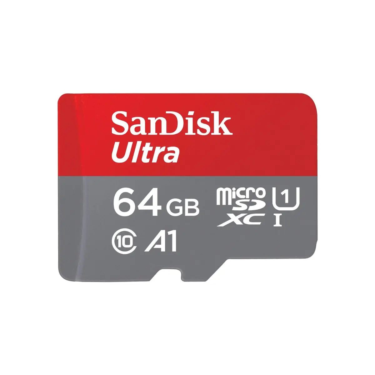 بطاقة ذاكرة SanDisk Ultra microSDXC UHS-I بسعات 64 جيجابايت و 128 جيجابايت و 256 جيجابايت مع محول SD