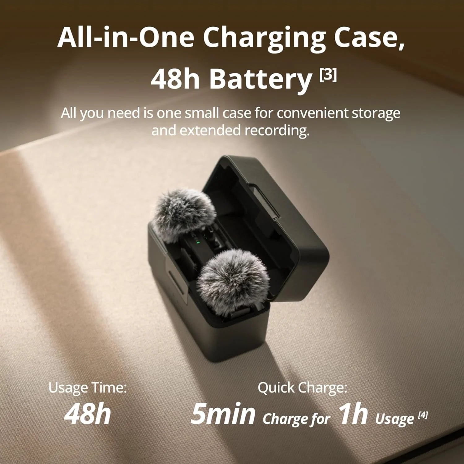 DJI Mic Mini Wireless Microphone (2 TX + 1 RX + Charging Case) - Professional Dual-Channel Audio