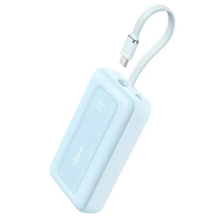 A1688H31 Anker Power Bank (10K, 30W, Built-In USB-C  Cable)Zolo Blue