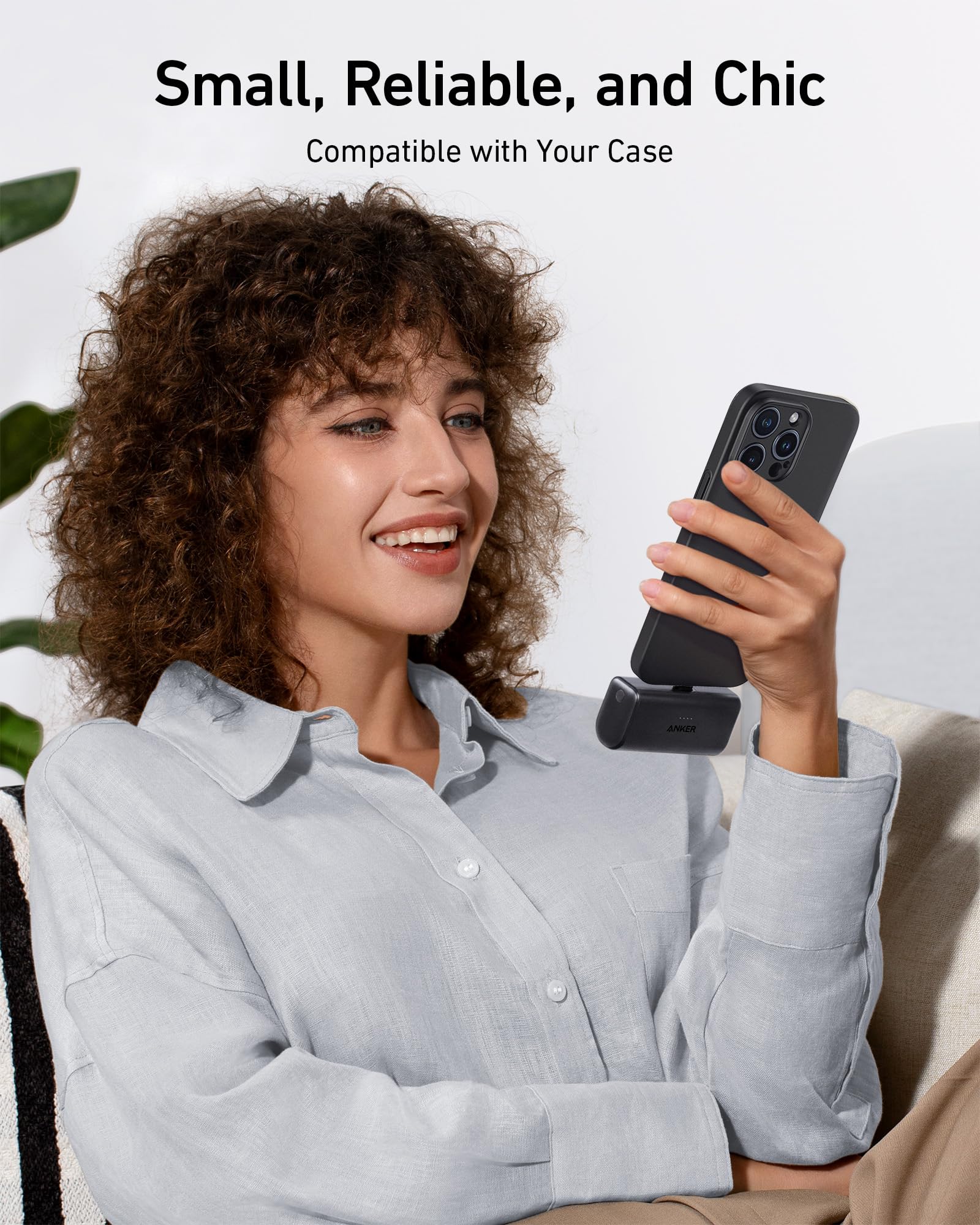Anker USB-C Portable Charger 5,000mAh — Compact Power Bank for Daily Use