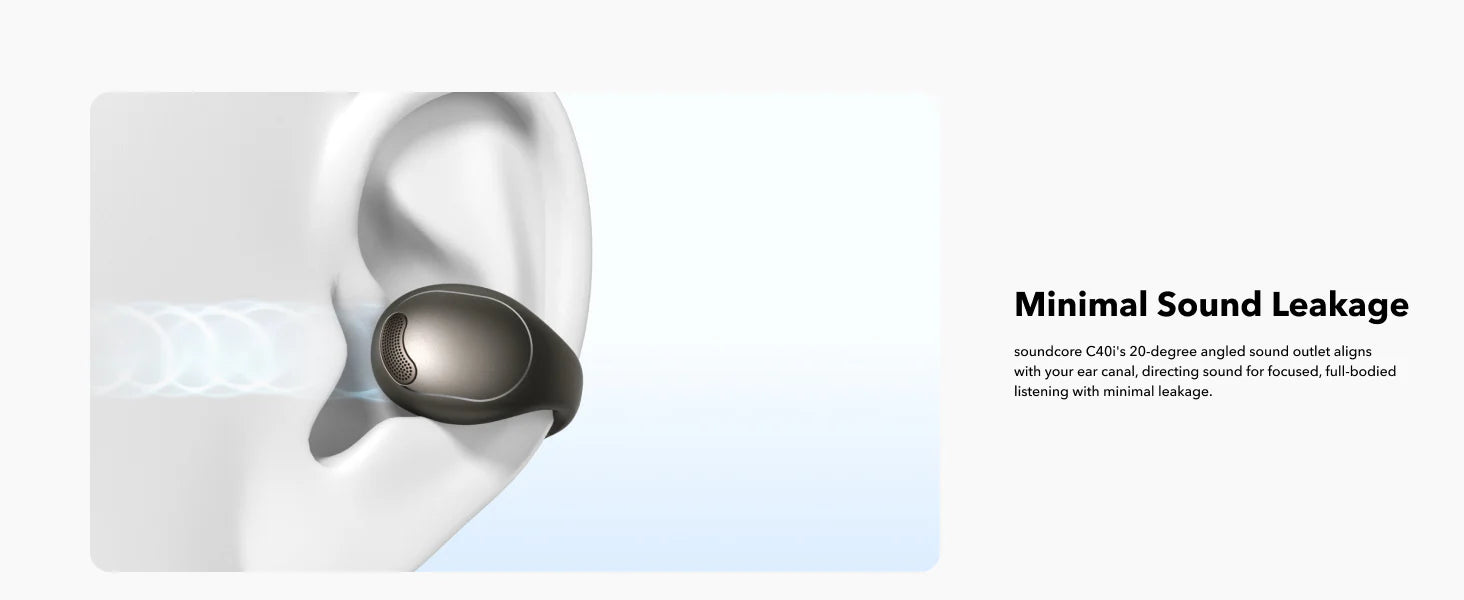 Anker C40iAnkerSoundcore C40i | Flexible and Comfortable Clip-On Earbuds