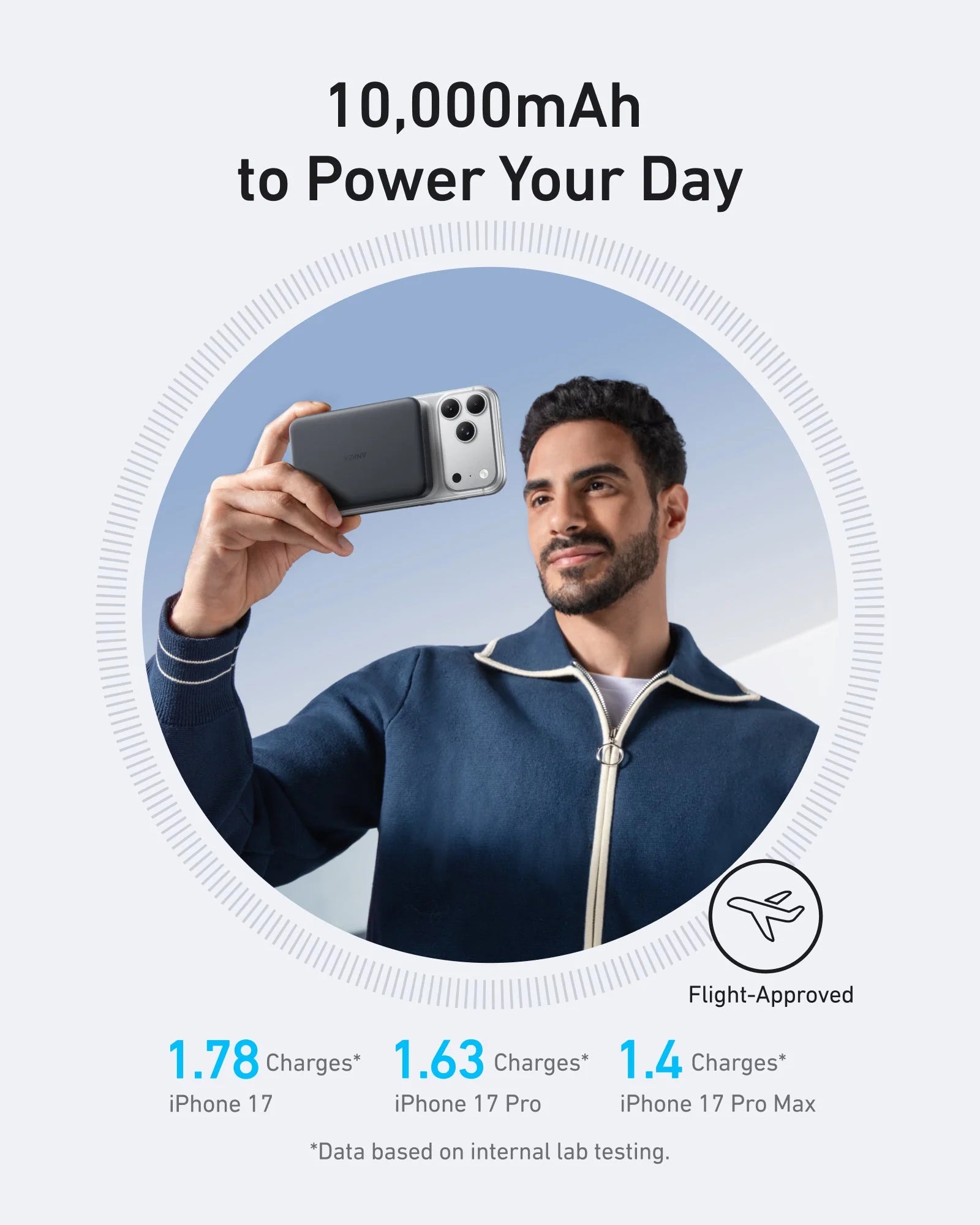 Anker MagGo Power Bank 10,000mAh (Ultra-Slim, 15W Wireless + 30W USB-C)