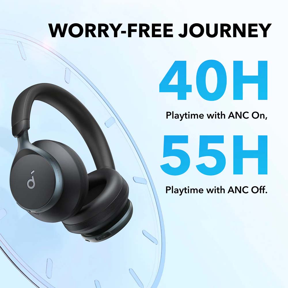 Anker Soundcore Space One — Wireless Active Noise-Cancelling Headphones