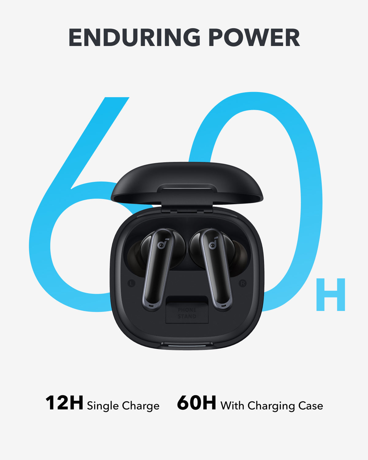 سماعات الأذن اللاسلكية Soundcore P40i True Wireless — تحكم ذكي بالضوضاء وشحن محمول