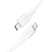كابل Anker USB-C إلى Lightning بطول 90 سم - شحن سريع معتمد من MFi (أبيض)