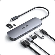 Anker USB-C Hub 7-in-1 Multi-Port Adapter (4K HDMI, 85W Power Delivery)
