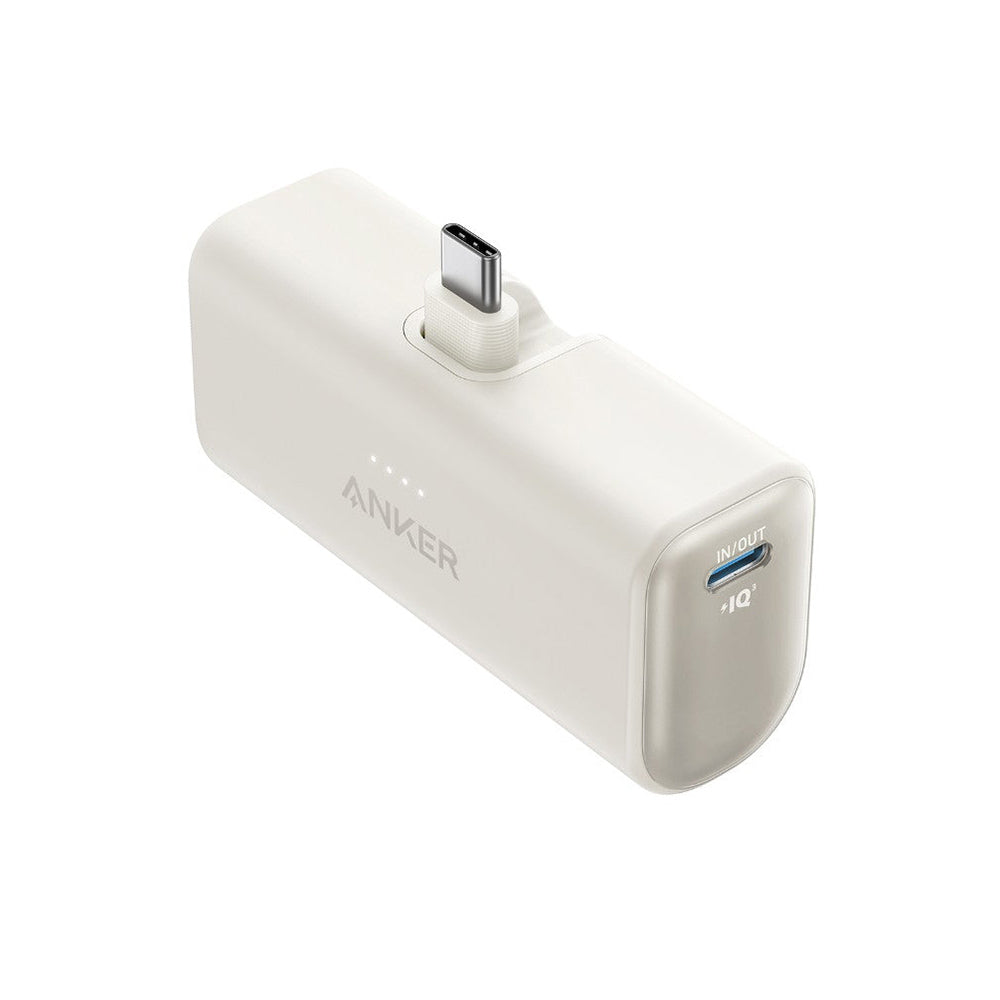 شاحن أنكر محمول USB-C بسعة 5,000 مللي أمبير - باور بانك مدمج للاستخدام اليومي
