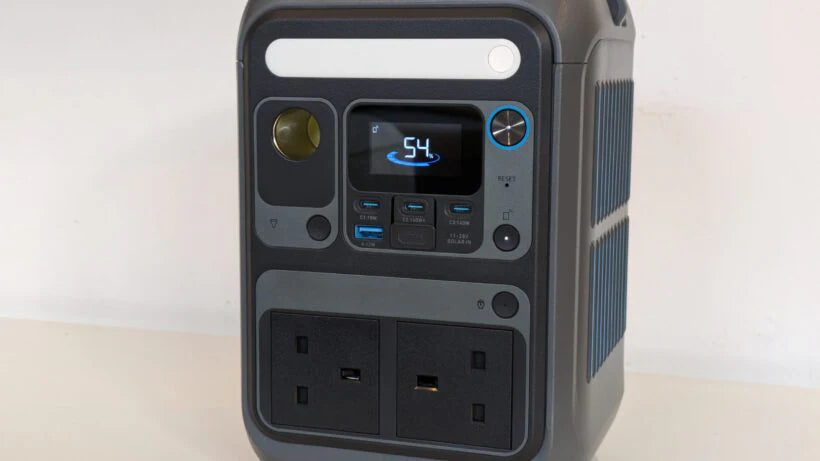 Anker SOLIX C300 DC Portable Power Station - 90,000mAh (288Wh) Capacity - 300W Max Output - LiFePO4 Battery - Smart App Control - Integrated LED Light - Grey