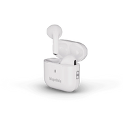 TuneFlow Pro True Wireless Earbuds - Active Noise Cancelling (ANC) - Deep Bass - 40-Hour Total Playtime - Bluetooth 5.3 - Touch Controls - White