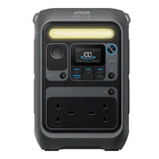 Anker SOLIX C300 DC Portable Power Station - 90,000mAh (288Wh) Capacity - 300W Max Output - LiFePO4 Battery - Smart App Control - Integrated LED Light - Grey