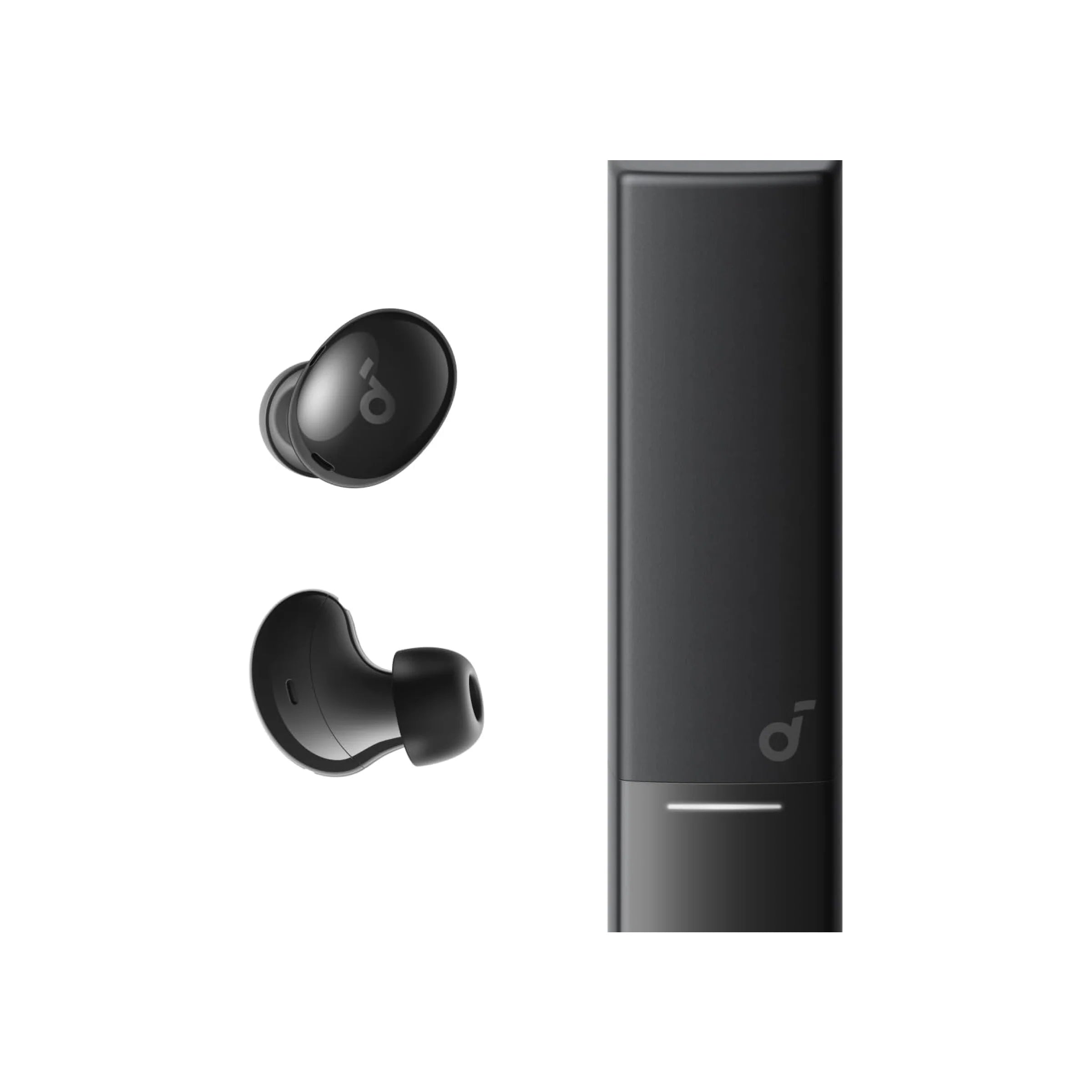 سماعات أذن لاسلكية Soundcore A30i True من أنكر - إلغاء الضوضاء التكيفي - تصميم أحمر شفاه نحيف - بلوتوث 5.3 - 24 ساعة تشغيل - 4 ميكروفونات للمكالمات بتقنية الذكاء الاصطناعي - أسود