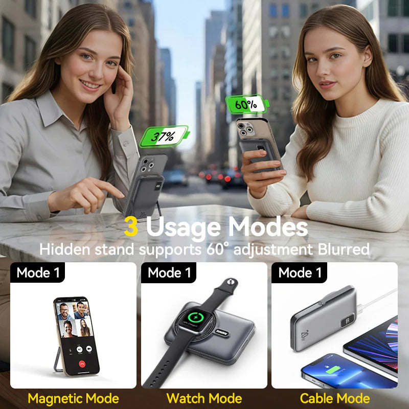 Remax RPP-695 10000mAh Magnetic Wireless Power Bank - 15W Fast Charging