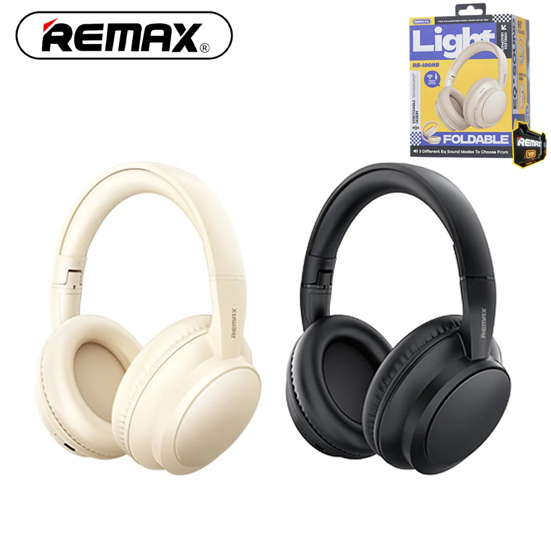 Remax RB-100HB Wireless Foldable Over-Ear Bluetooth Headphones