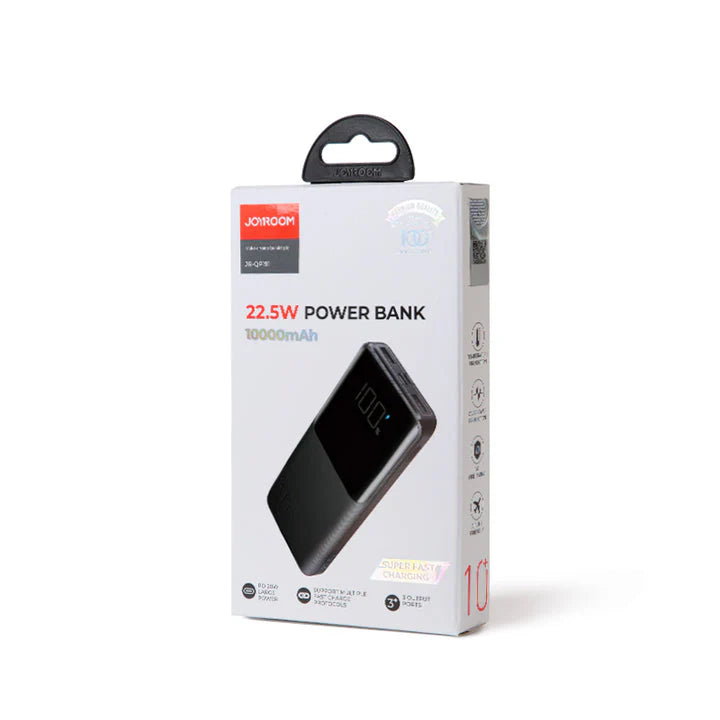 Joyroom JR-QP191 22.5W Fast Charging Power Bank 10000mAh with LCD Display