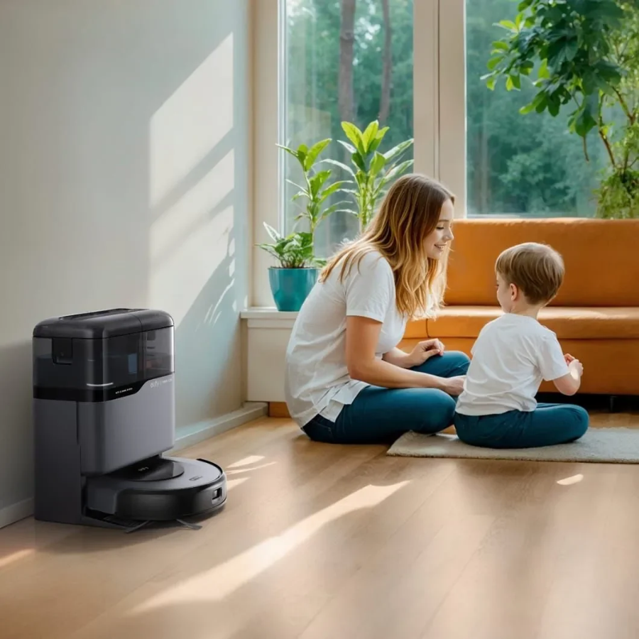 Anker Eufy Omni C20 Bagged Robotic Vacuum Cleaner & Mop, Black (T2280V11)