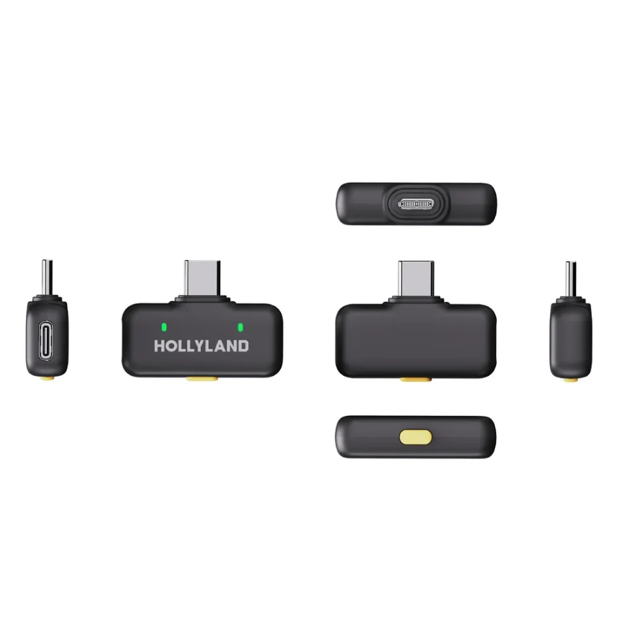 Hollyland LARK A2 Duo USB-C Wireless Microphone System, Space Gray
