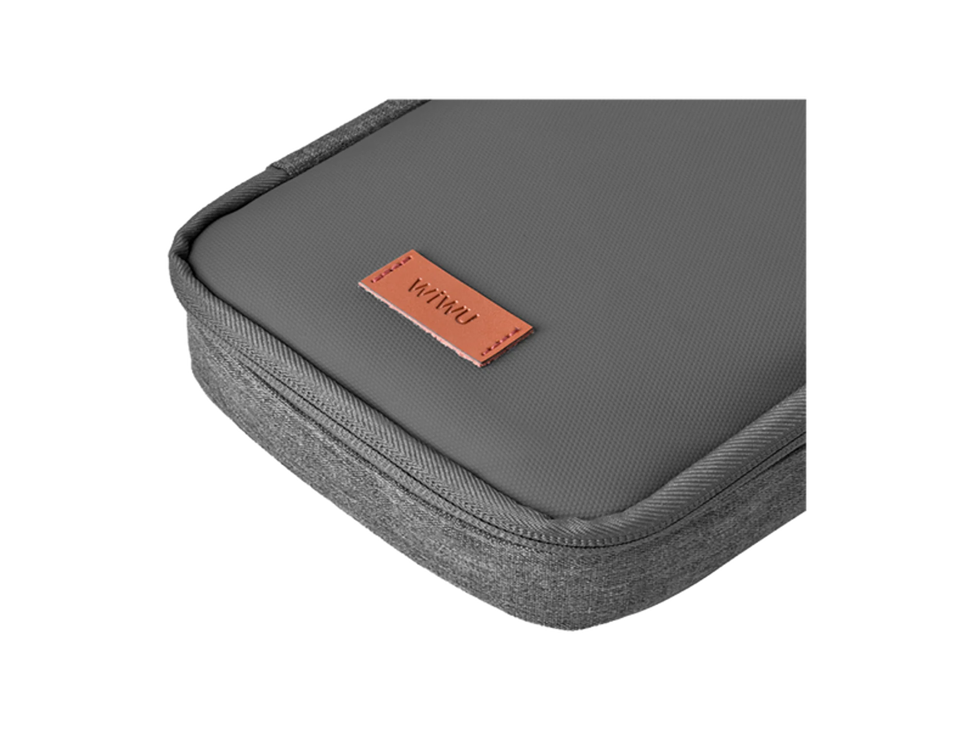 WiWU Minimal Tech Pouch - Slim Travel Electronics Organizer - Waterproof & Portable
