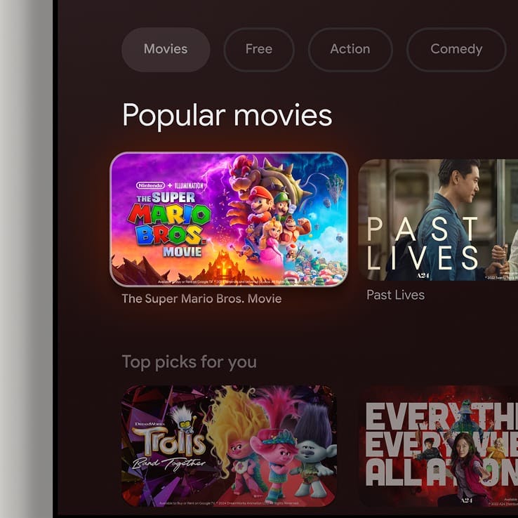 جهاز بث Google TV 4K - بث ذكي مع ريموت تحكم صوتي (32 جيجابايت)