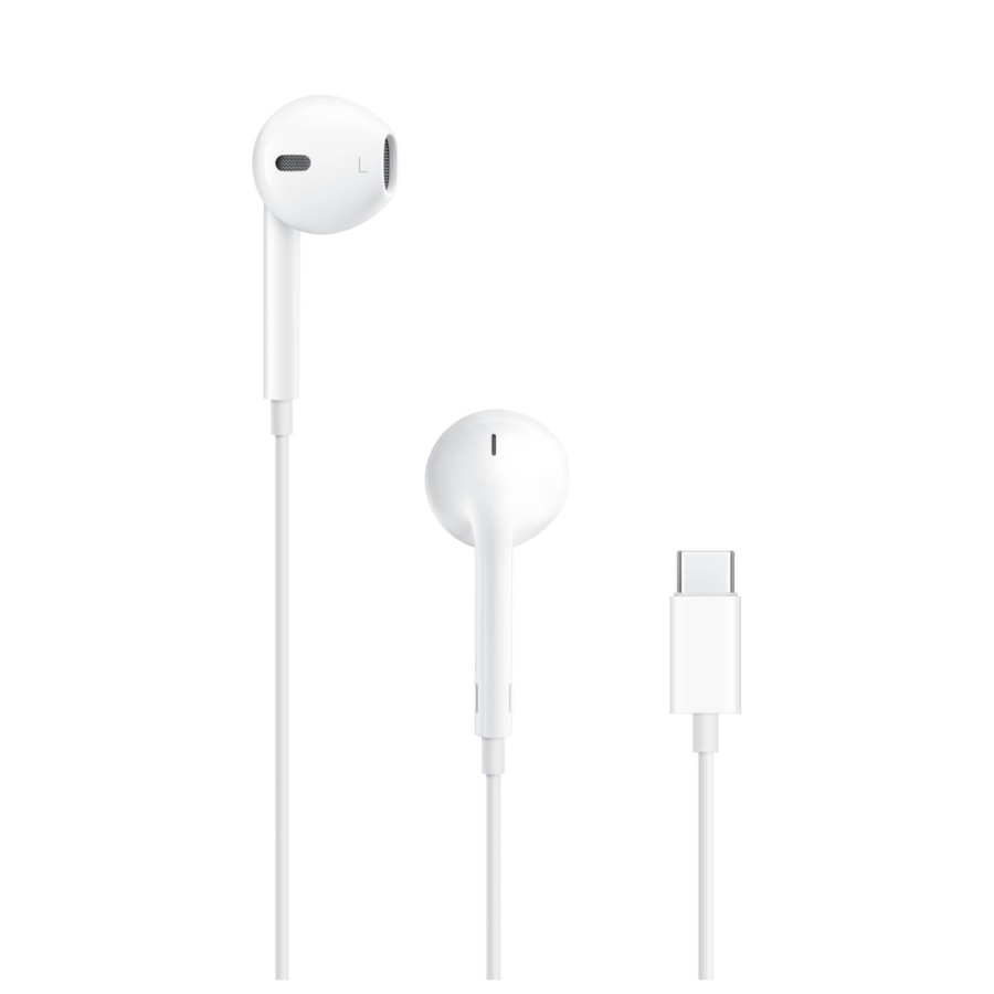 سماعات ايربودز من ابل بمنفذ USB-C - تحكم مدمج في مستوى الصوت والمكالمات، صوت عالي الدقة - MYQY3