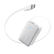 Anker Nano Power Bank 10,000mAh (A1638H21) - 45W Ultra-Fast PD Charging with Built-In USB-C Cable