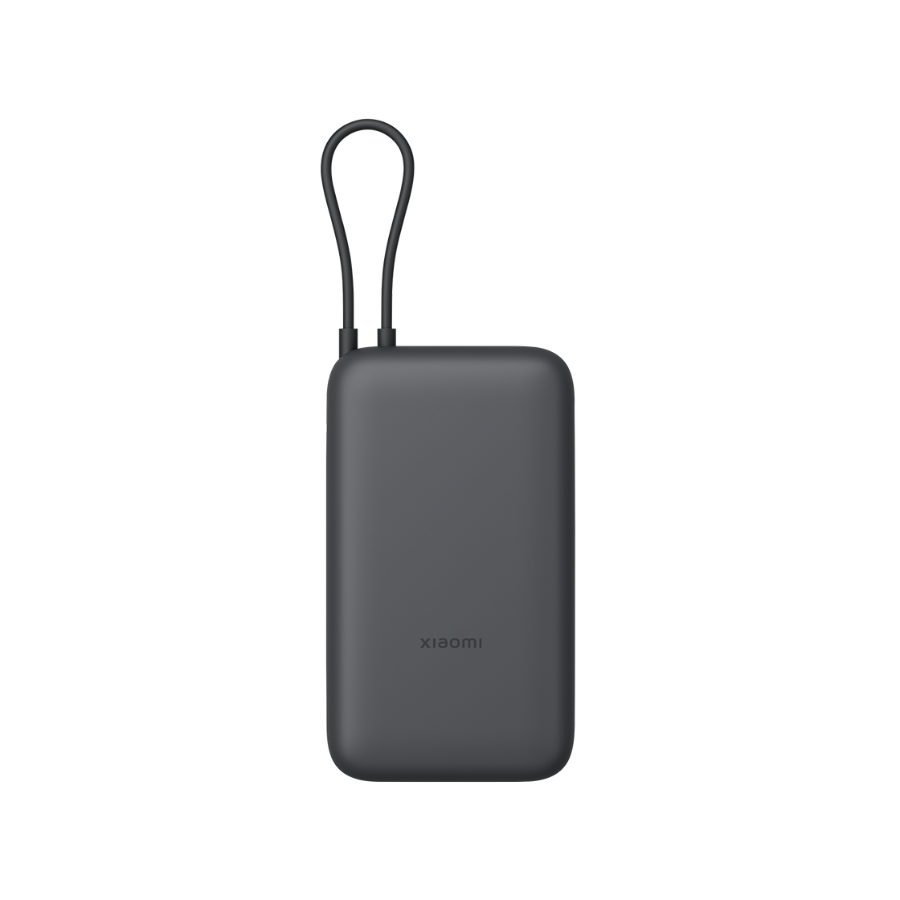Xiaomi 20000mAh Power Bank (22.5W) - Integrated USB-C Cable, Two-Way Fast Charge, Triple Port Output, and Intelligent Recognition Chip