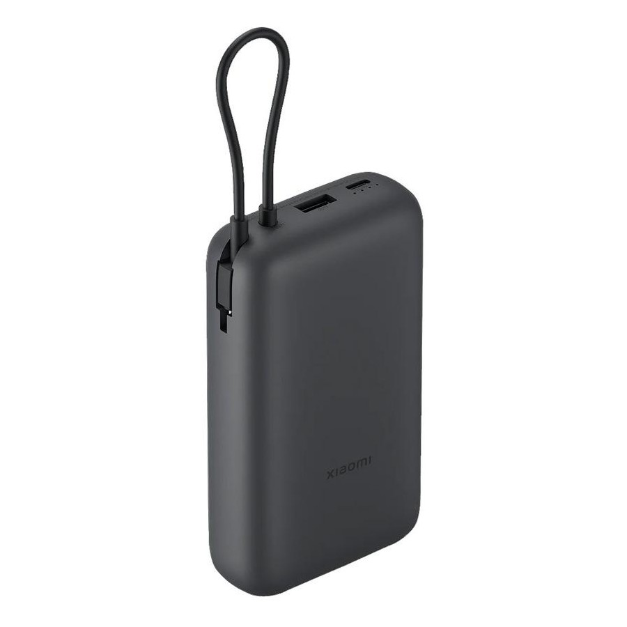 Xiaomi 20000mAh Power Bank (22.5W) - Integrated USB-C Cable, Two-Way Fast Charge, Triple Port Output, and Intelligent Recognition Chip