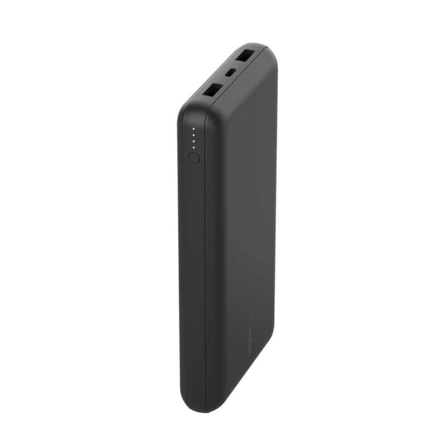 Belkin 20,000mAh Battery Pack - High-Capacity Portable Charger with Triple Port Output