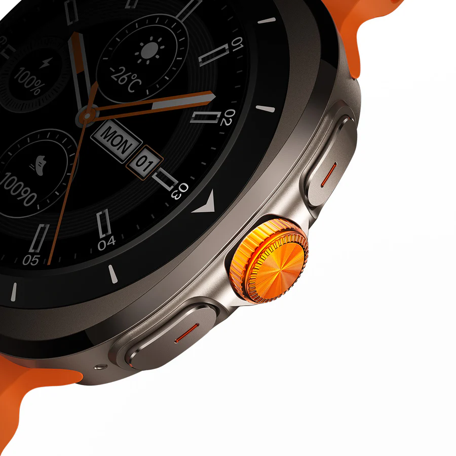 Joyroom JR-FV2 Venture Series Smart Watch - HD AMOLED Display, Wireless Calling, IP68 Water Resistant, and 100+ Sports Modes