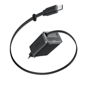 Anker Nano Charger 35W Built In Retracable USB-C Cable - Dual Port Fast Charger, Compact Design for Travel and Home