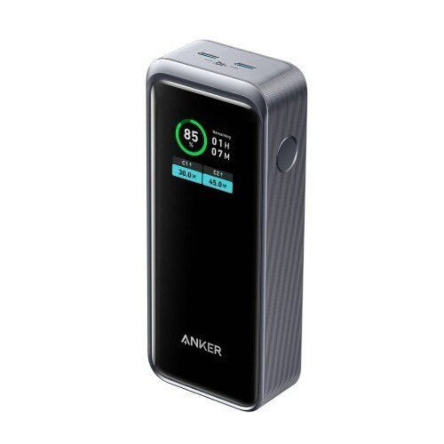 Anker Prime 723 Power Bank (Fusion) 12,000mAh - 2-in-1 Hybrid Fast Charger, Mac Compatible, and Dual USB-C Ports