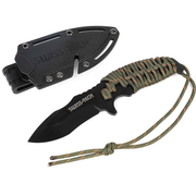 Swiss Tech camping Fixed Blade Knife ST011005- High-Quality Stainless Steel, Rugged Design for Heavy Duty & Outdoor Use with Protective Sheath