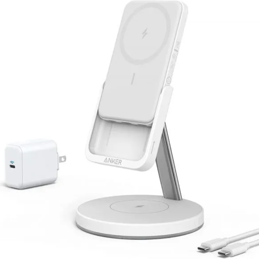 Anker 622 Magnetic Battery MagGo 5000mAh Portable Wireless Charger with Foldable Kickstand for iPhone